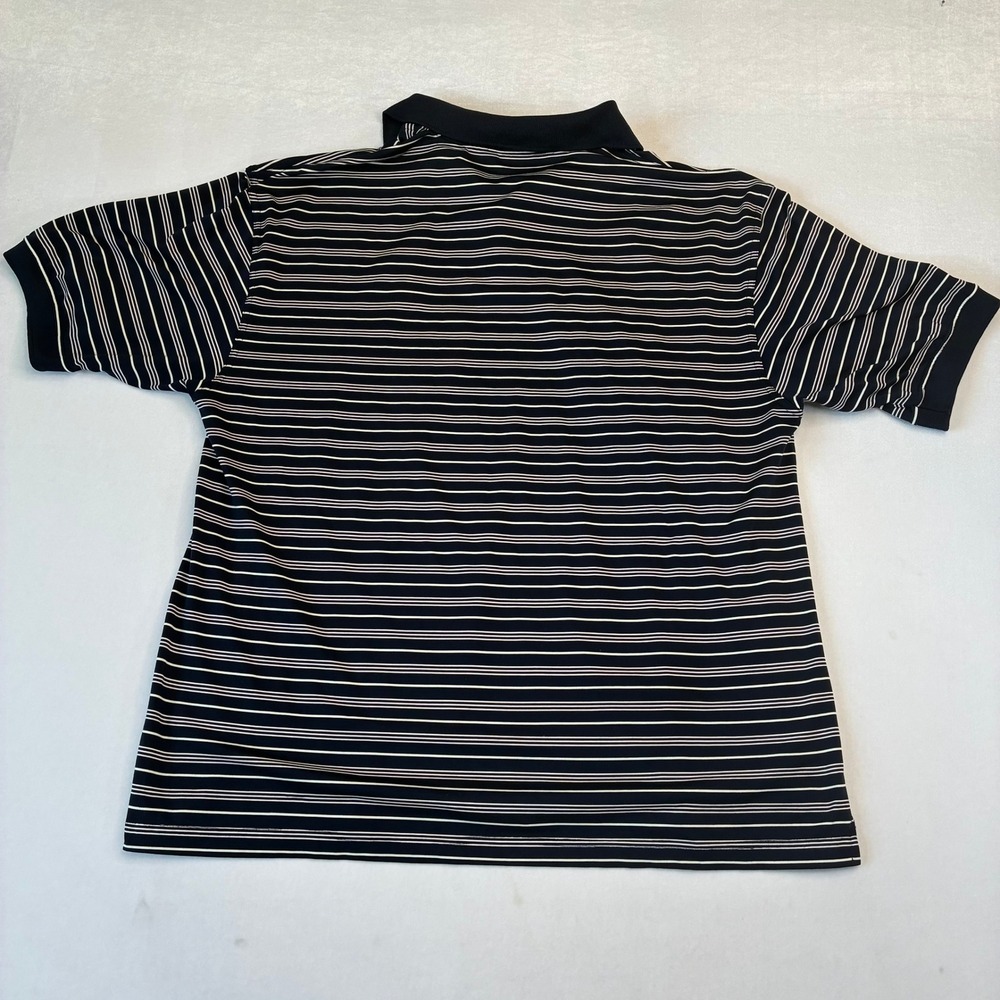 Crable Polo Shirt Mens XL Navy Blue Striped Notre Dame Fighting Irish Collegiate - Picture 6 of 6